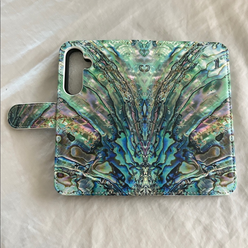 FUNMIKO for Samsung Galaxy S24 Case Wallet Oyster Shell NIB